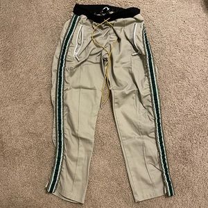 RHUDE side stripe khaki pants